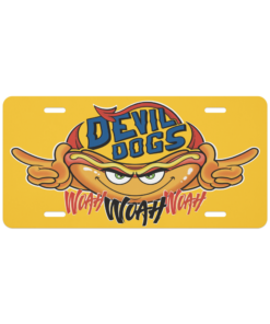 Devil Dogs Vanity License Plate - Woah