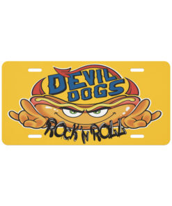 Devil Dogs Vanity License Plate - Rock/Roll